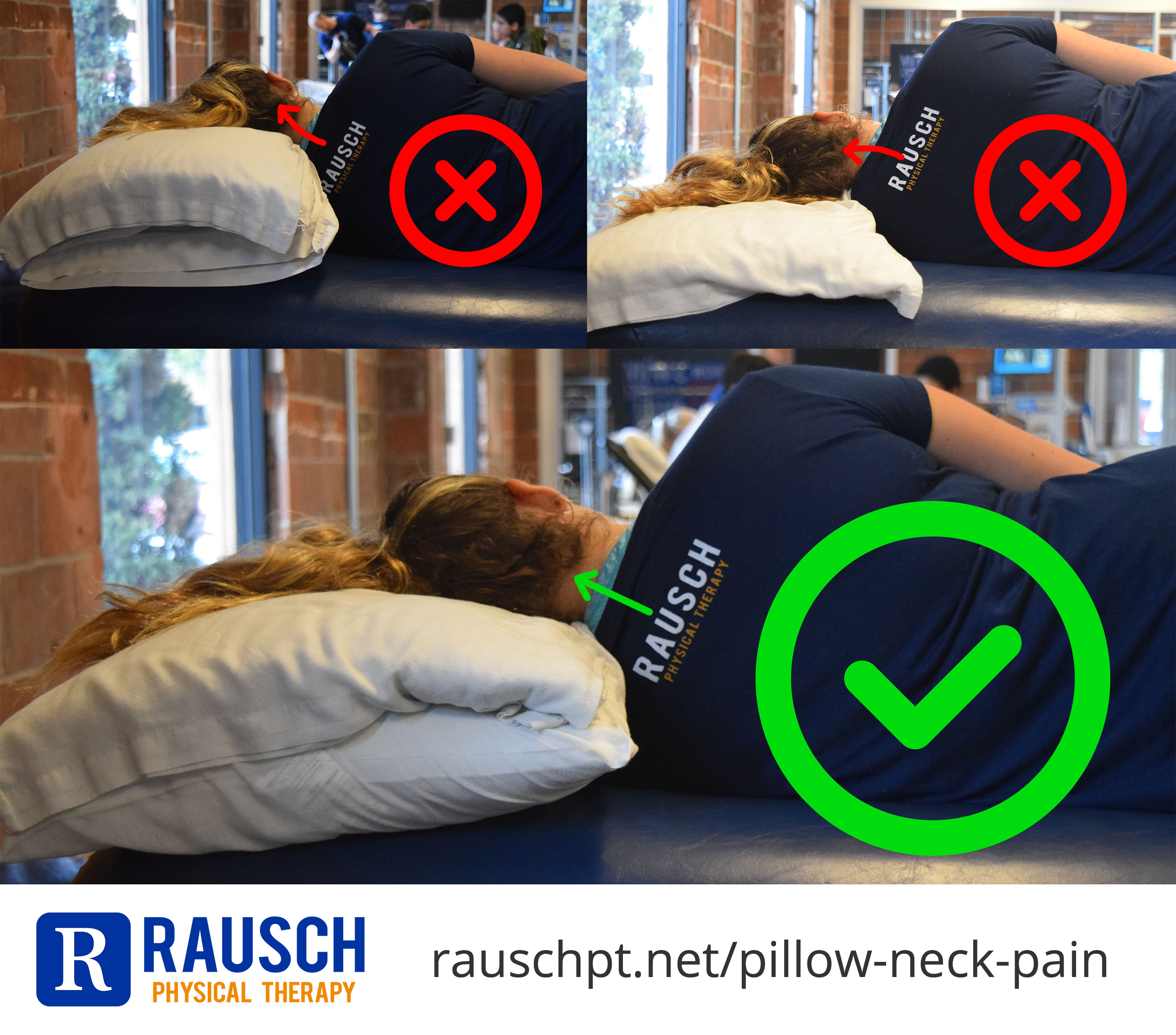 physical therapy neck pillow