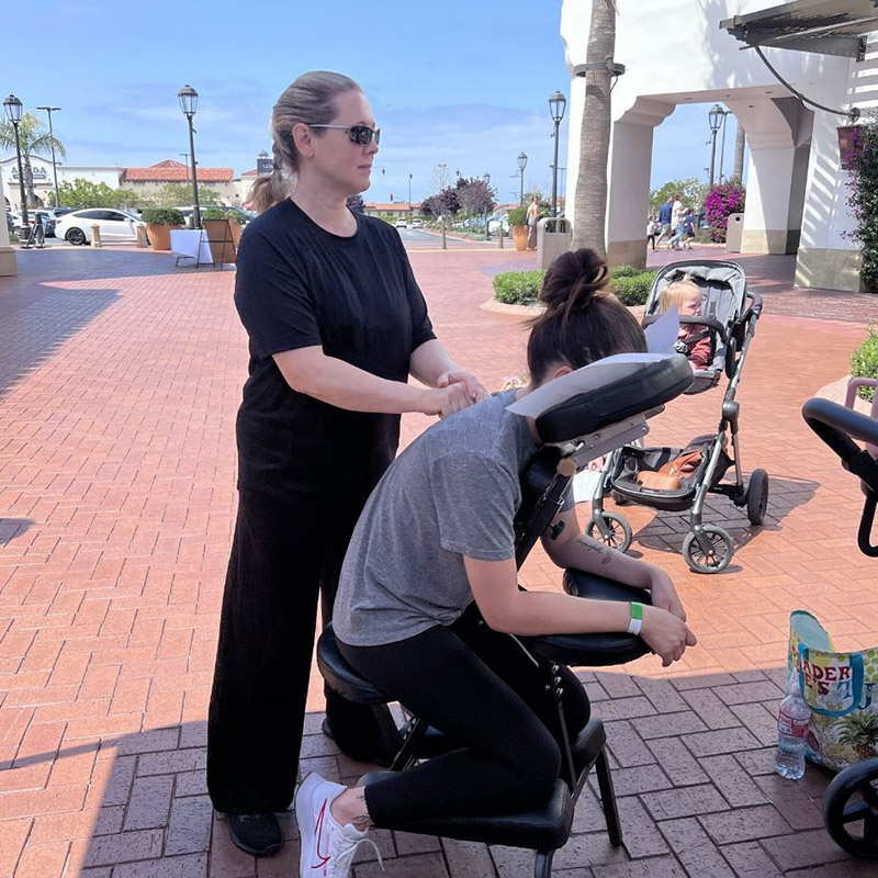 Stop by D﻿el Prado Square and enjoy FREE mini Rx Massages by Catalina from 10 AM - 12 PM. (34201 Street of the Amber Lantern Suite A, Dana Point, CA 92629 -- Next to Bear Coast Coffee and Clean Juice!)